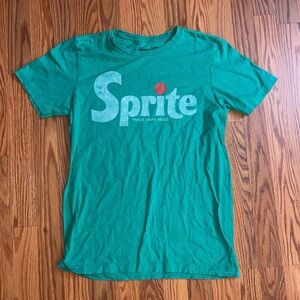 Coca-Cola Sprite Green Graphic T-Shirt Women’s M Soda Logo Short Sleeve Tee